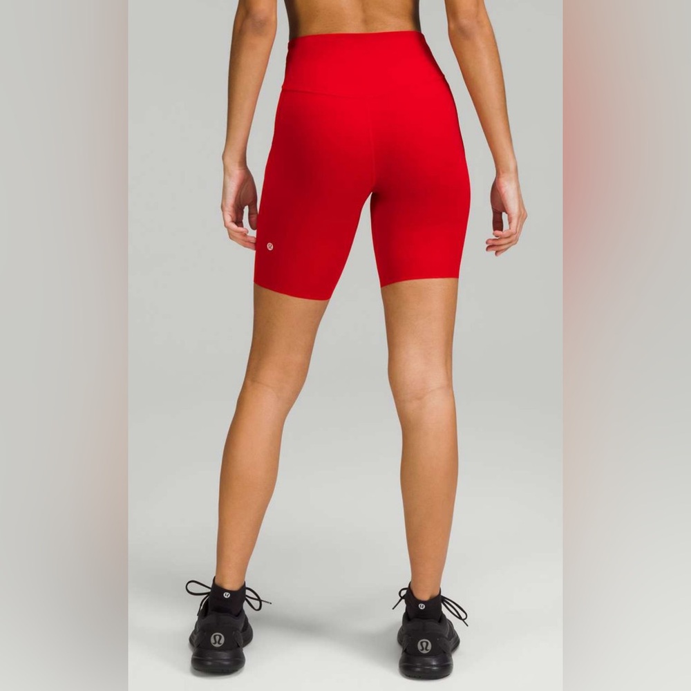 Lululemon Base Pace High-Rise Short 8” Dark Red Size 10